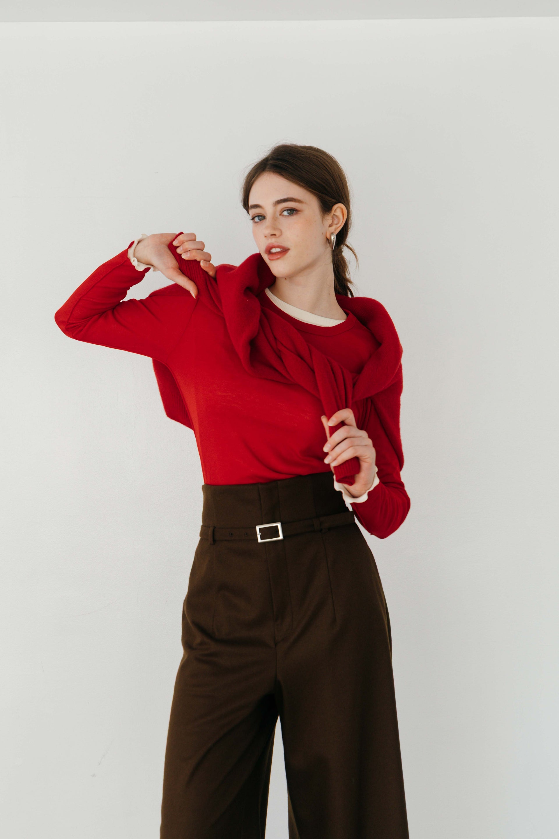 HIGH WEIST WIDE TROUSER