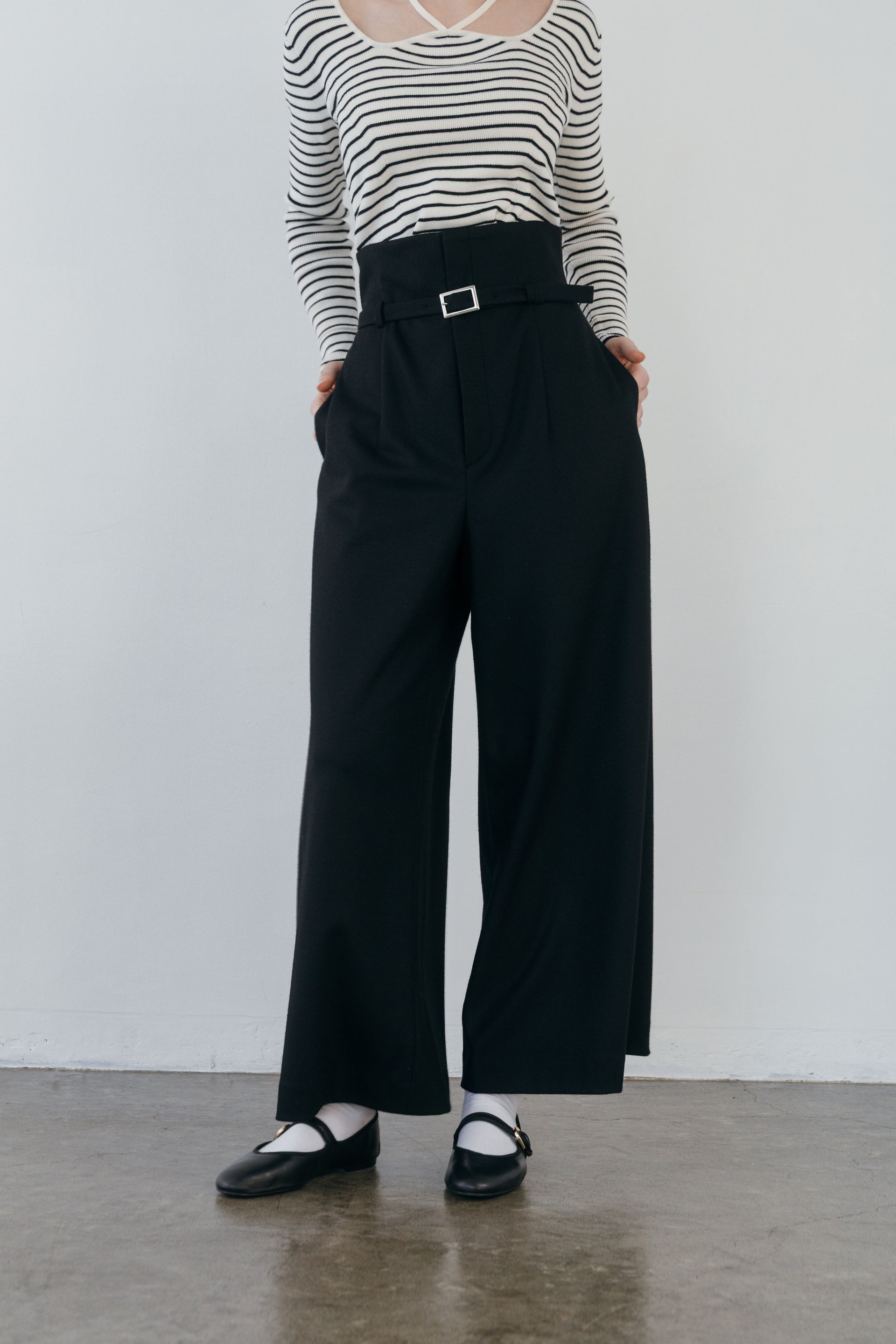 HIGH WEIST WIDE TROUSER